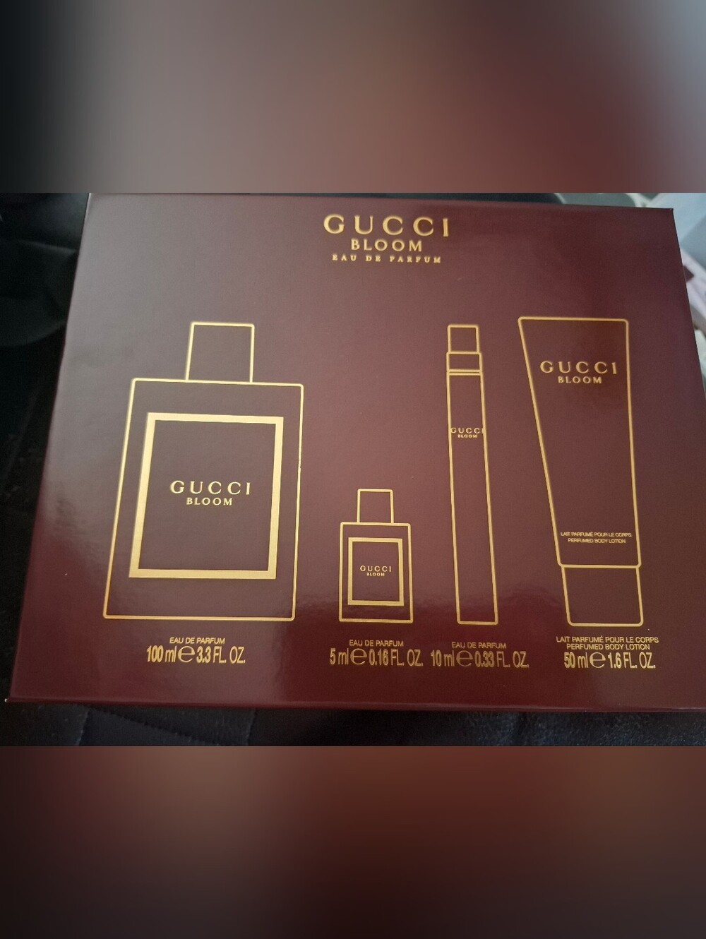 100ml Gucci Bloom Gift Set - Blush Pink with Gold Accents - Picture 5 of 5